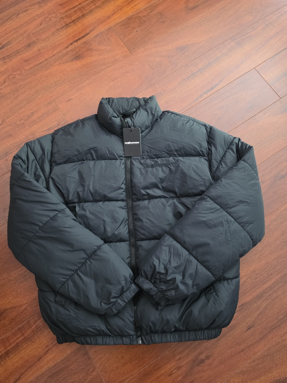 The Hundreds Black Padded Zip Jacket